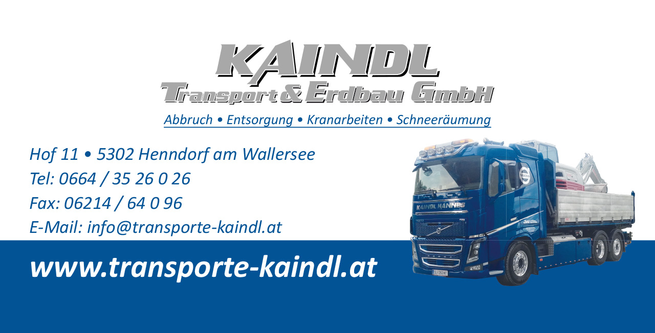 Transporte Kaindl - Visitenkarte
